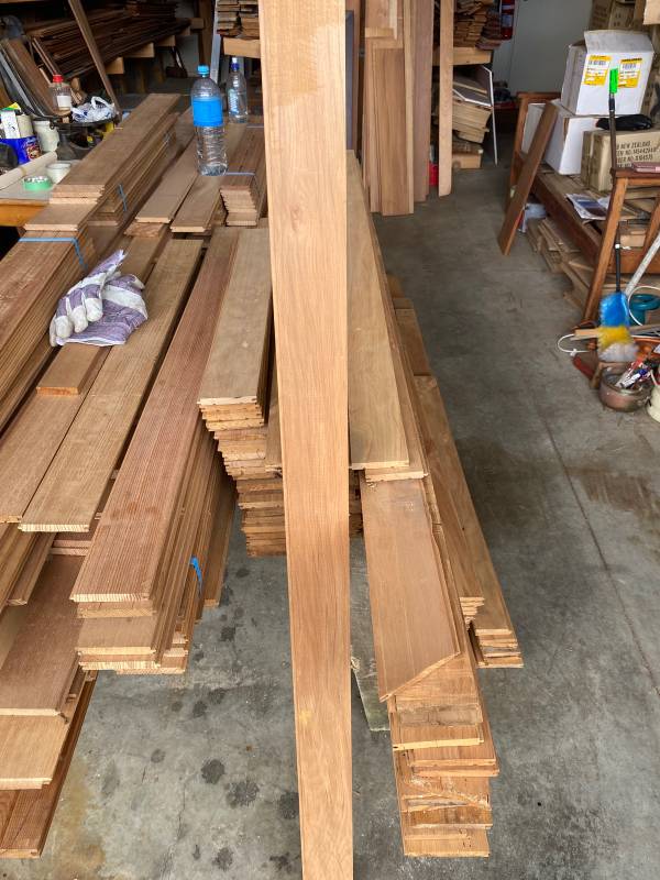 Rimu, Matai and Tasmanian Oak flooring plus Kwila