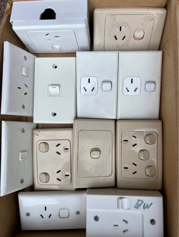 Used switches, boxes